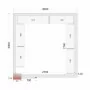 TEFCOLD - Kit rayonnage pour chambre froide CRNF3030