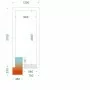 TEFCOLD - Chambre froide négative 1200 x 2700 x 2200 mm isolation 120 mm
