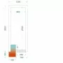 TEFCOLD - Chambre froide négative 1200 x 3000 x 2200 mm isolation 120 mm