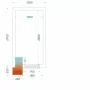 TEFCOLD - Chambre froide négative 1500 x 2700 x 2200 mm isolation 120 mm