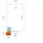 TEFCOLD - Chambre froide négative 1800 x 2700 x 2200 mm isolation 120 mm