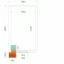 TEFCOLD - Chambre froide négative 1800 x 3000 x 2200 mm isolation 120 mm