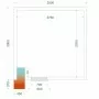 TEFCOLD - Chambre froide négative 3000 x 3000 x 2200 mm iso 120 mm