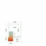 TEFCOLD - Chambre froide positive 1200 x 1200 x 2200 mm isolation 80 mm