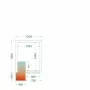 TEFCOLD - Chambre froide positive 1200 x 1500 x 2200 mm isolation 80 mm