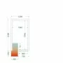 TEFCOLD - Chambre froide positive 1200 x 2100 x 2200 mm isolation 80 mm
