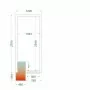 TEFCOLD - Chambre froide positive 1200 x 2700 x 2200 mm isolation 80 mm