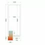 TEFCOLD - Chambre froide positive 1200 x 3000 x 2200 mm isolation 80 mm