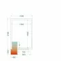TEFCOLD - Chambre froide positive 1500 x 2100 x 2200 mm isolation 80 mm