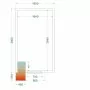 TEFCOLD - Chambre froide positive 1800 x 3000 x 2200 mm isolation 80 mm