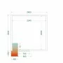 TEFCOLD - Chambre froide positive 2400 x 2400 x 2200 mm isolation 80 mm