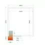 TEFCOLD - Chambre froide positive 2400 x 2700 x 2200 mm iso 80 mm