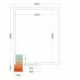TEFCOLD - Chambre froide positive 2400 x 3000 x 2200 mm isolation 80 mm