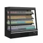 TEFCOLD - Vitrine réfrigérée pour supermarché noire basse sans porte 360 L