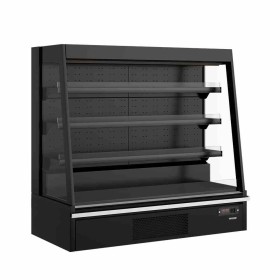 TEFCOLD - Vitrine réfrigérée pour supermarché noire basse sans porte 360 L