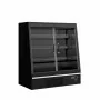 TEFCOLD - Vitrine réfrigérée pour supermarché noire 2 portes 360 L