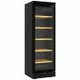 DIAMOND - Vitrine cave à vins ventilée 382 L - 5 niveaux - sans cadre - NOIRE