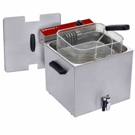 DIAMOND - Friteuse électrique de table 12 L + robinet de vidange