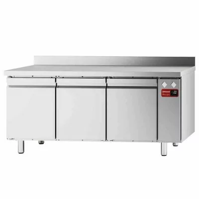 DIAMOND - Table frigorifique murale ventilée 3 portes GN 1/1 405 L (sans groupe)