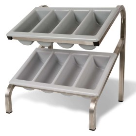 PUJADAS - Support de comptoir 2 niveaux GN 1/1 porte-couverts
