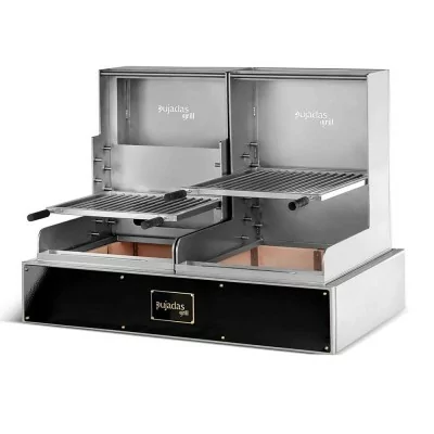 PUJADAS - Grill ouvert lite de table noir sans brûleur grille O