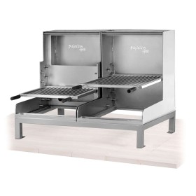 PUJADAS - Grill ouvert lite sans base réfractaire inox 1 brûleur grille O