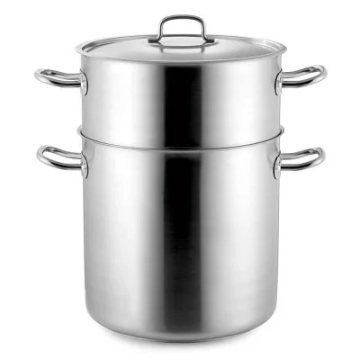 PUJADAS - Couscoussier pot inférieur Ø 28 cm et pot supérieur avec couvercle