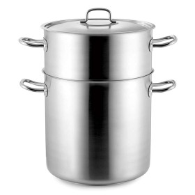 PUJADAS - Couscoussier pot inférieur Ø 32 cm et pot supérieur avec couvercle