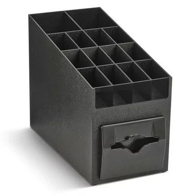 PUJADAS - Distributeur de serviettes 12 compartiments couvercle organiseur condiment