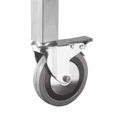 DISTFORM - 4 roulettes dont 2 avec frein pour tables H. 600 mm