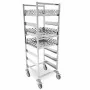 DISTFORM - Chariot pour paniers à vaisselle 625x637x1720 (7 paires de glissières)
