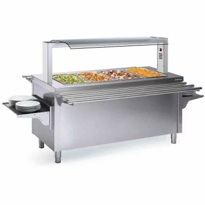 DISTFORM - Îlot central bain-marie sec 4 GN 1/1