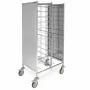 DISTFORM - Chariot à plateaux double fermé 970x650x1720 (12 + 12 paires de glissières)