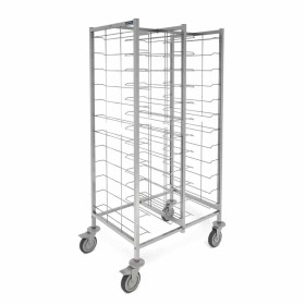 DISTFORM - Chariot à plateaux double ouvert 970x650x1720 (12 + 12 paires de glissières)