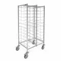 DISTFORM - Chariot à plateaux double ouvert 970x650x1720 (12 + 12 paires de glissières)