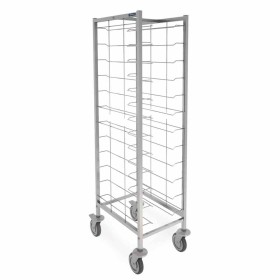 DISTFORM - Chariot à plateaux simple ouvert 565x650x1720 (12 paires de glissières)