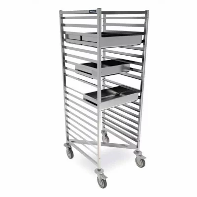 DISTFORM - Chariot emboîtable GN 2/1 670x750x1720 (18 paires de glissières)