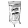 DISTFORM - Chariot emboîtable GN 2/1 670x750x1720 (18 paires de glissières)