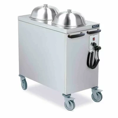 DISTFORM - Chariot distributeur d'assiettes chaudes 990x540x900 (130 assiettes)