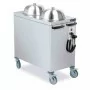 DISTFORM - Chariot distributeur d'assiettes chaudes 990x540x900 (130 assiettes)