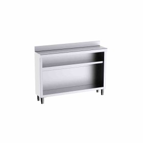 DISTFORM - Table comptoir 2500x350x1050 1 étagère intermédiaire