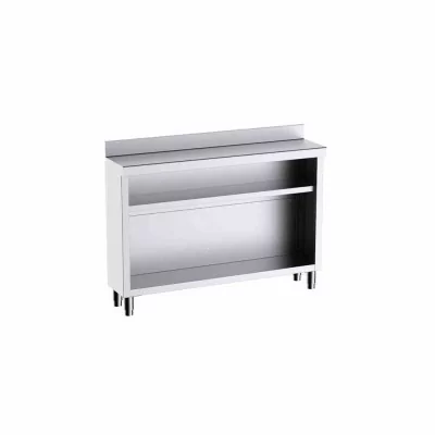 DISTFORM - Table comptoir 2500x350x1050 1 étagère intermédiaire