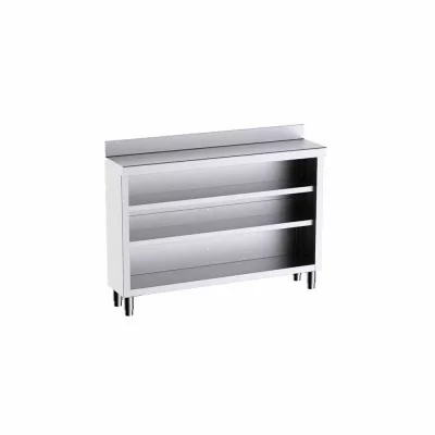 DISTFORM - Table comptoir 2500x350x1050 2 étagères intermédiaires