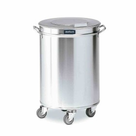 DISTFORM - Poubelle à 2 roulettes avec couvercle amovible (capacité 50 L)