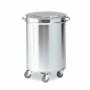 DISTFORM - Poubelle à 2 roulettes avec couvercle amovible (capacité 50 L)
