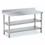 DISTFORM - Table adossée 2800x700 avec 2 étagères