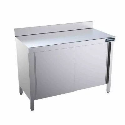 DISTFORM - Meuble adossé 1400x700x850 portes coulissantes standard