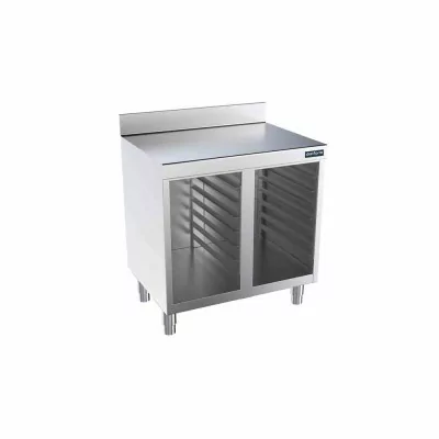 DISTFORM - Meuble adossé avec 2 supports de glissières 600x400 - 1000x700x850