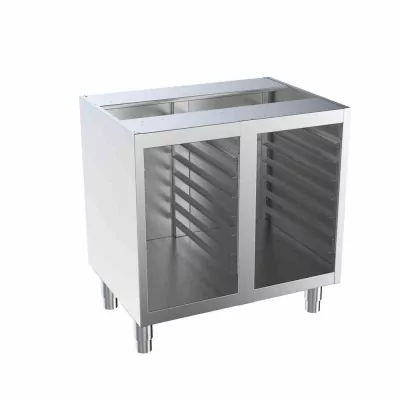 DISTFORM - Meuble avec 1 support de glissières GN 1/1 - 400x600x850