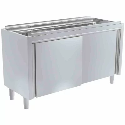 DISTFORM - Meuble avec portes 2000x600 pour bac